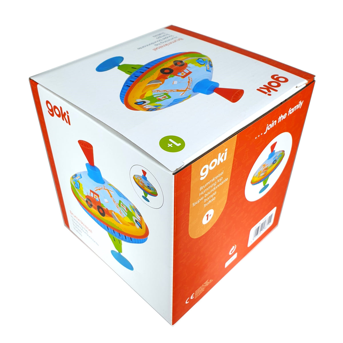 Humming Top "Construction Site", 18,5cm