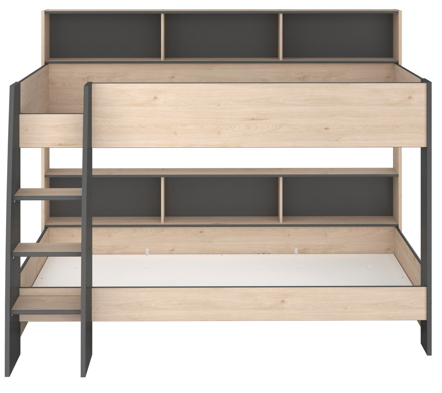 Pencil Bunk Bed Natural-Anthracite