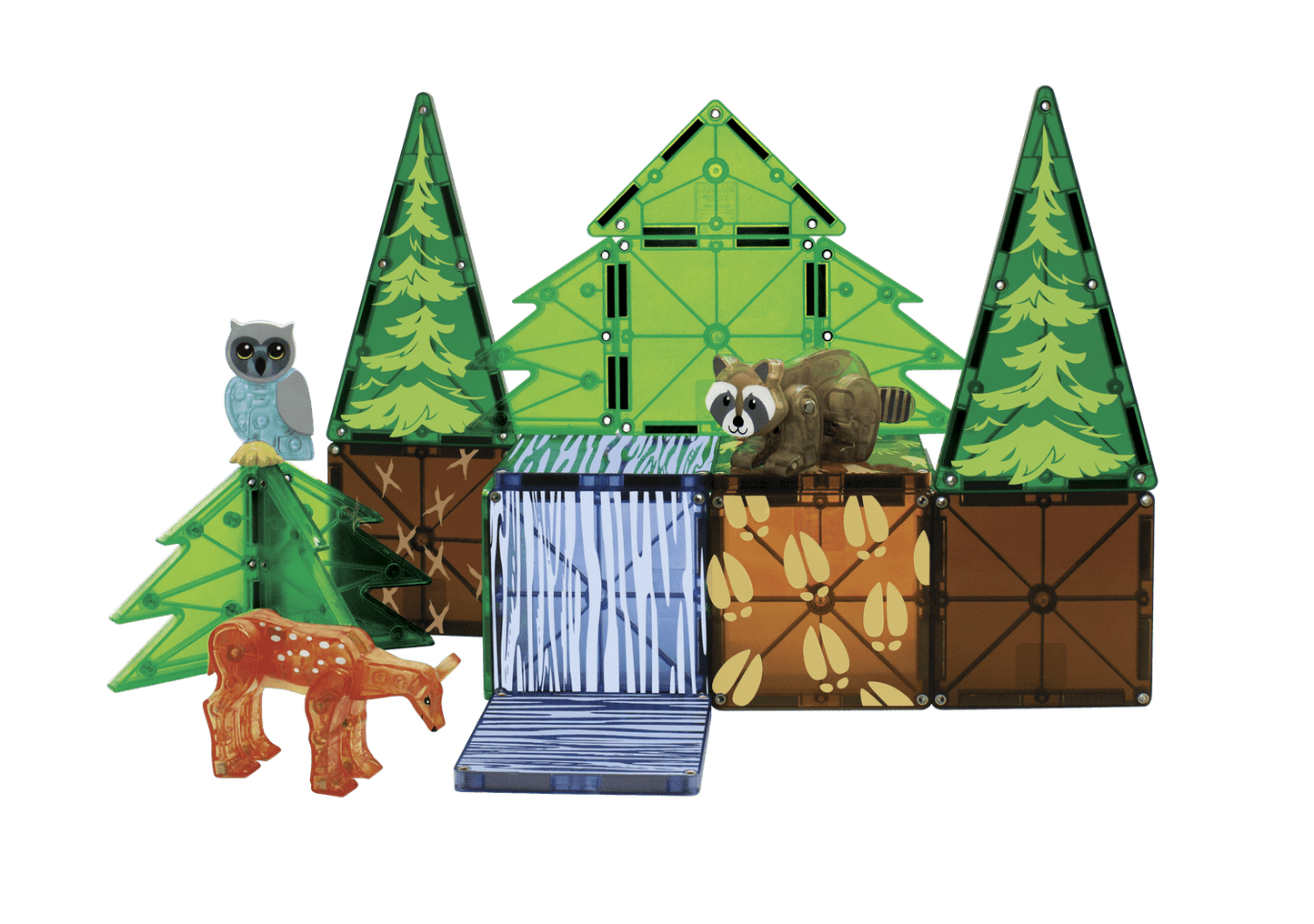 Magna-Tiles Μαγνητικό Παιχνίδι 25 κομματιών Forest Animals