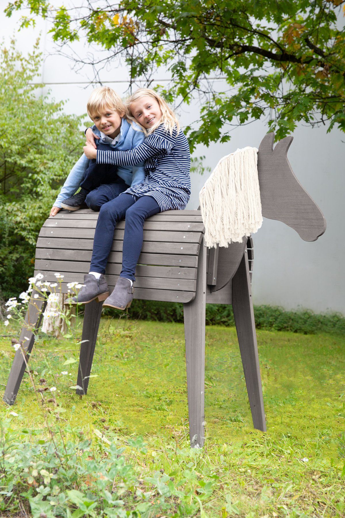 Ξυλινο άλογο εξωτερικού χώρου