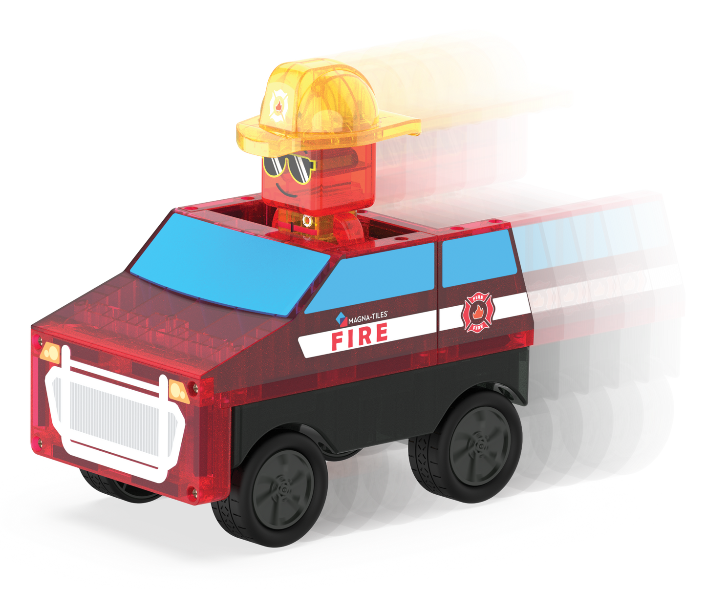 Magna-Tiles Μαγνητικό Παιχνίδι 27 κομματιών Fire Rescue