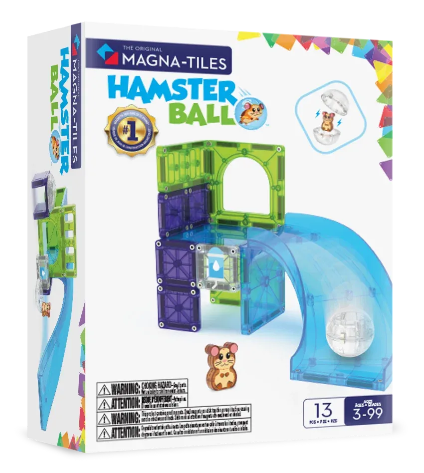 Magna-Tiles Μαγνητικό Παιχνίδι 13 κομματιών Hamster Ball