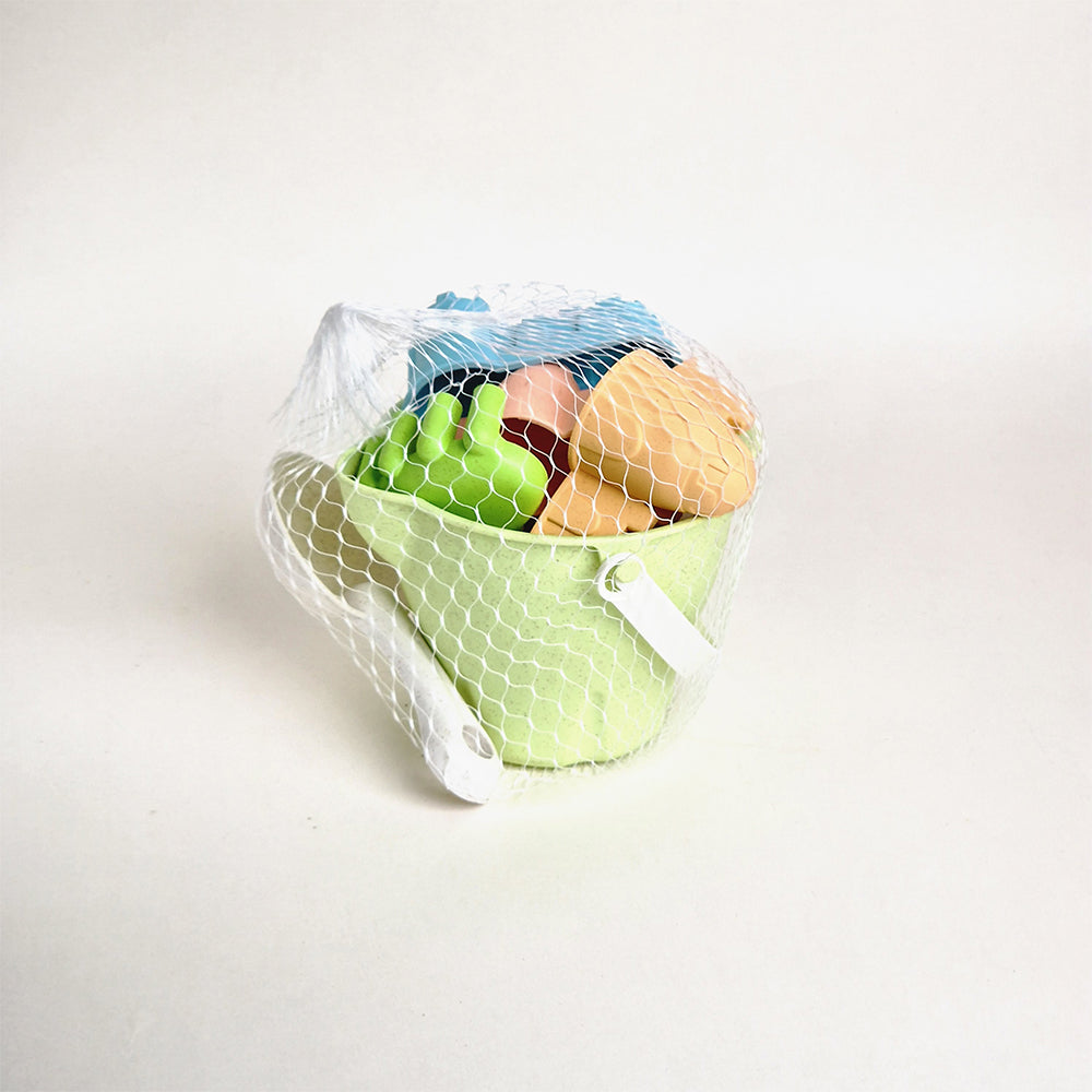 Ts Collection Σετ παιχνιδιού παραλίας Κουβάς -Καστράκια με αξεσουάρ από οργανικά υλικά