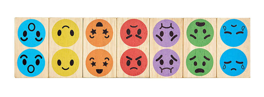 PlanToys Dominoes with emotions Wooden