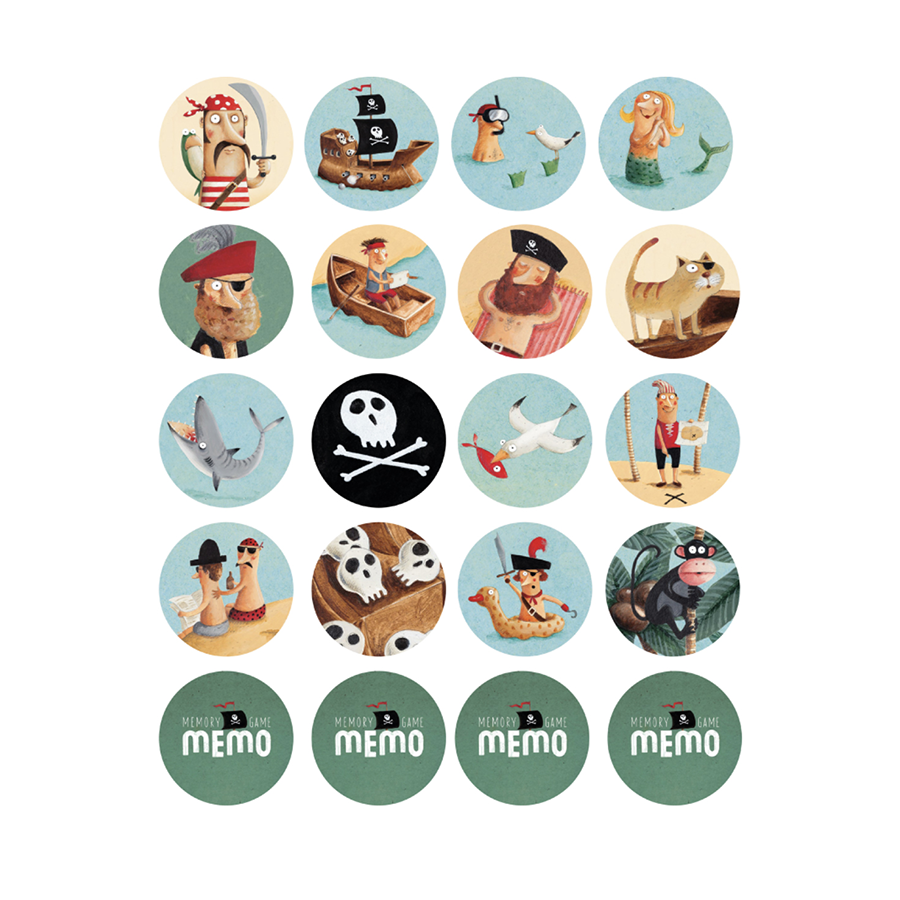 Londji Memo - I'm a Pirate- Επιτραπέζιο Μνήμης