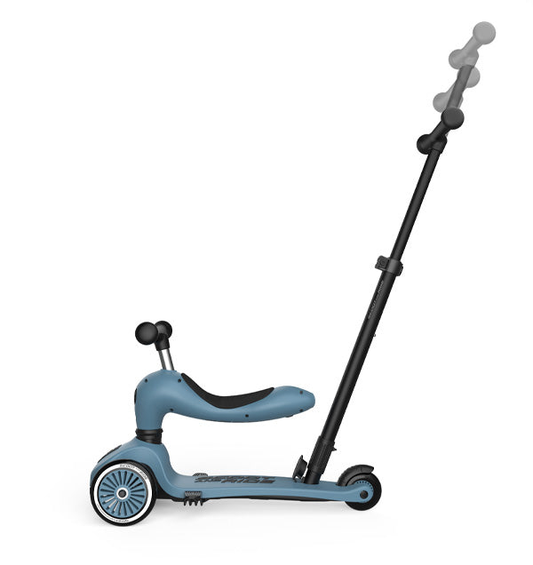 Scoot & Ride Πατίνι 2 σε 1 Highwaykick 1 Push and Go -Steel