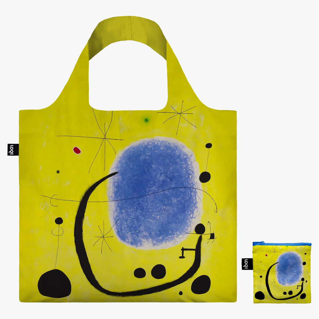 LOQI Bag Recycled | JOAN MIRO -Gold of Azure