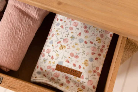 Little Dutch Φορητή θήκη για πάνες Flowers & Butterflies 31x25.