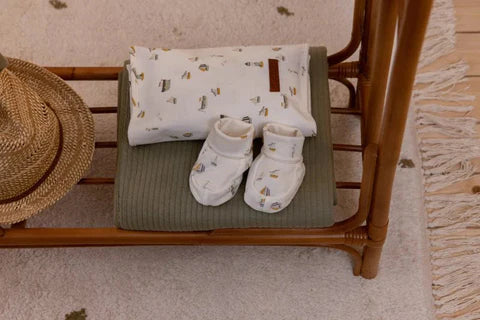 Little Dutch Φορητή θήκη για πάνες Sailors Bay White 31x25.