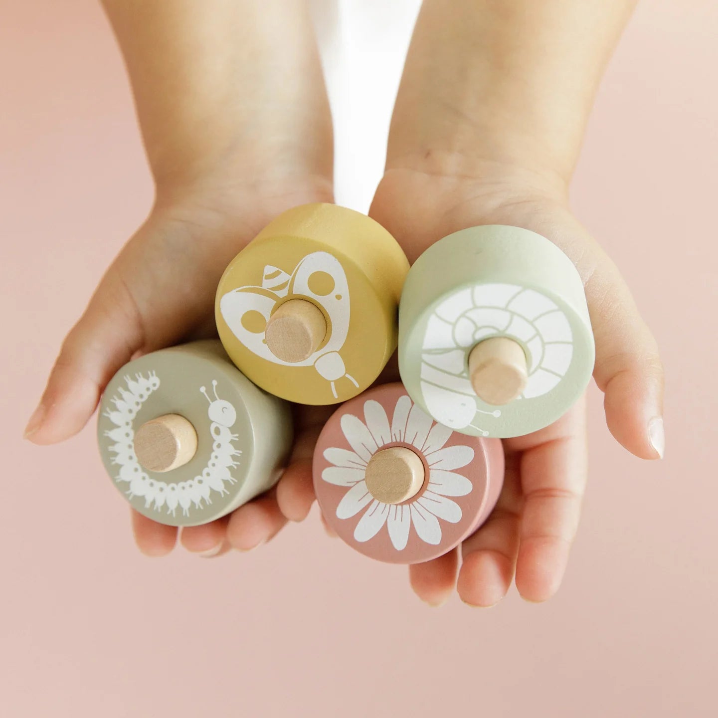 Little Dutch Wooden Flower Car Race Track