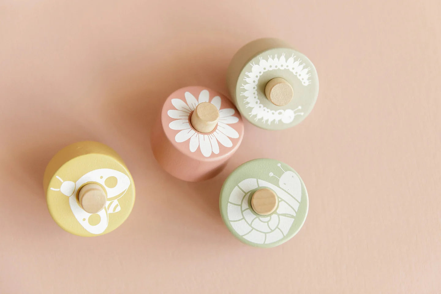 Little Dutch Wooden Flower Car Race Track