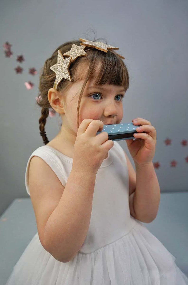 Jabadabado: Ξύλινη φυσαρμόνικα Ασημί