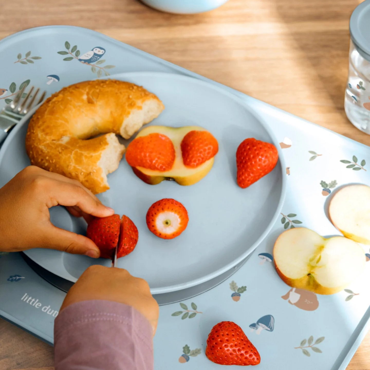 Little Dutch Σετ 3 παιδικά μαχαιροπίρουνα Mio Forest Friends