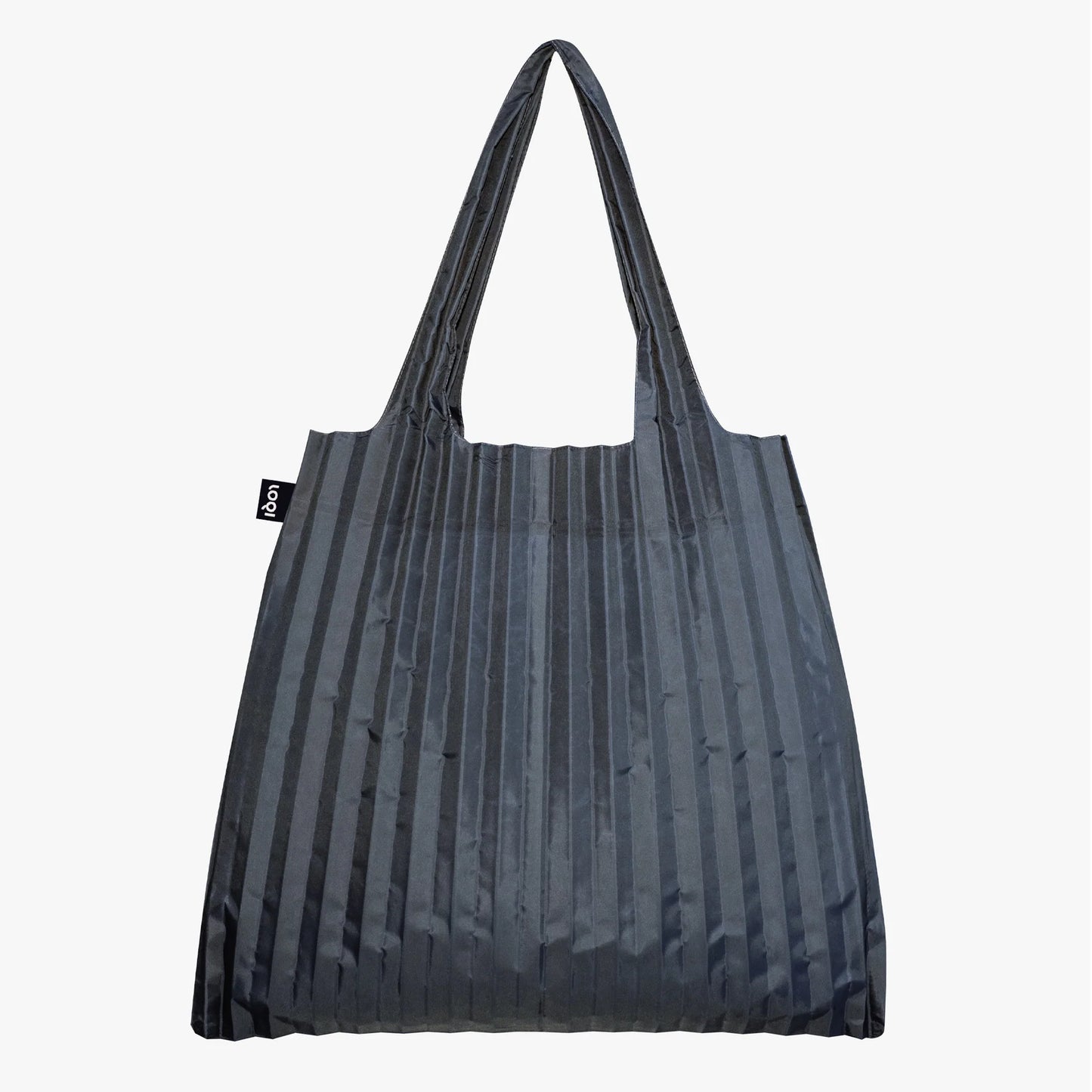 LOQI PLEATED Charcoal Bag