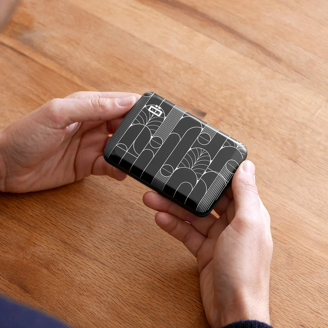 OGON Design Πορτοφόλι-Καρτοθήκη Αλουμινίου-OSLO-Art Deco