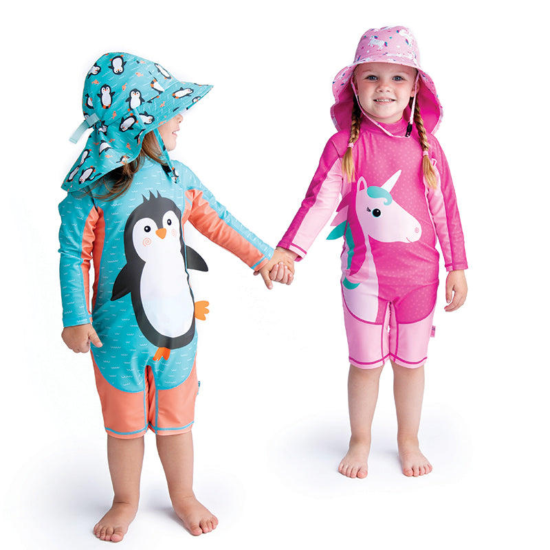 Zoocchini Surf Suit UPF50 -Unicorn sun suit