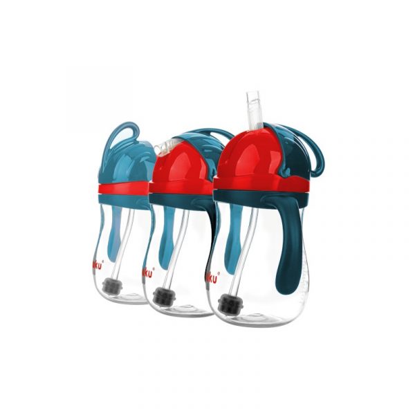 Akuku Ποτηράκι με Καλαμάκι και Βαρίδι Red