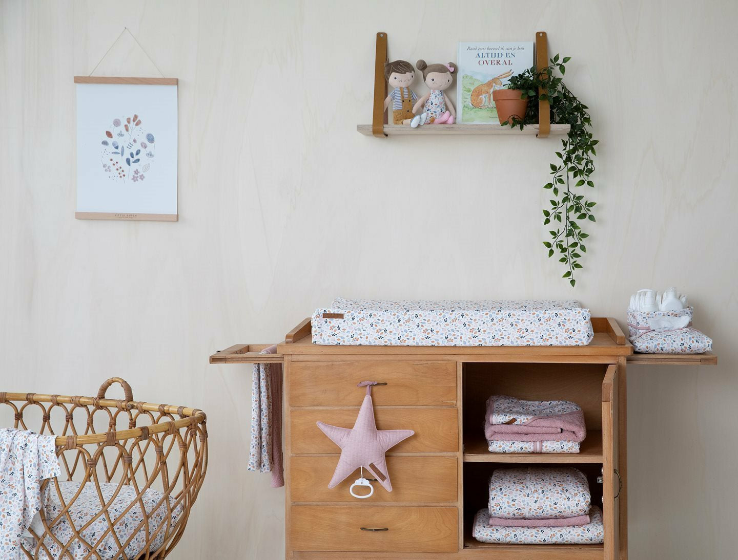 Little Dutch Υφασμάτινη Θήκη για Μωρομάντηλα Spring Flowers