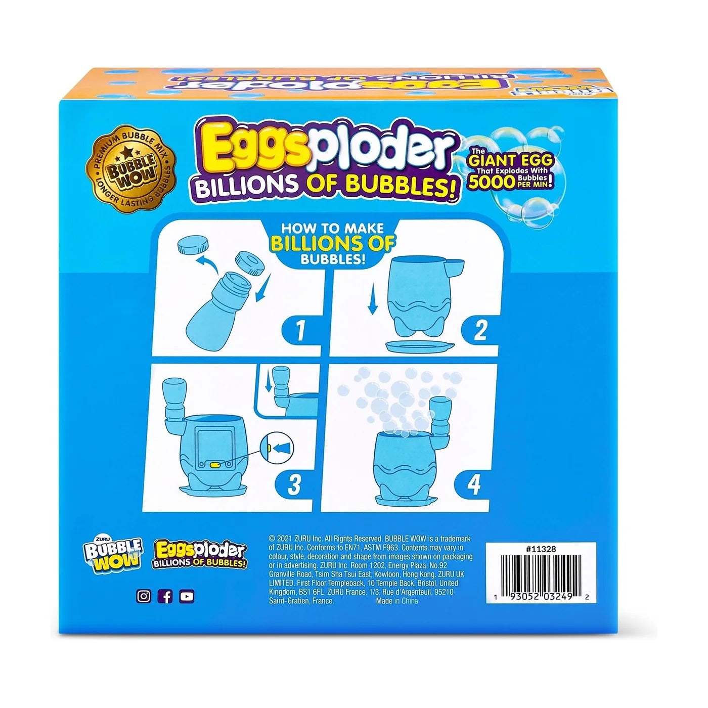 Zuru Wow Eggploader Bubbles