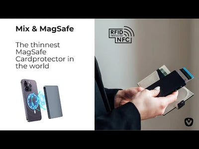 Valenta Cardprotector Aluminium MagSafe Black