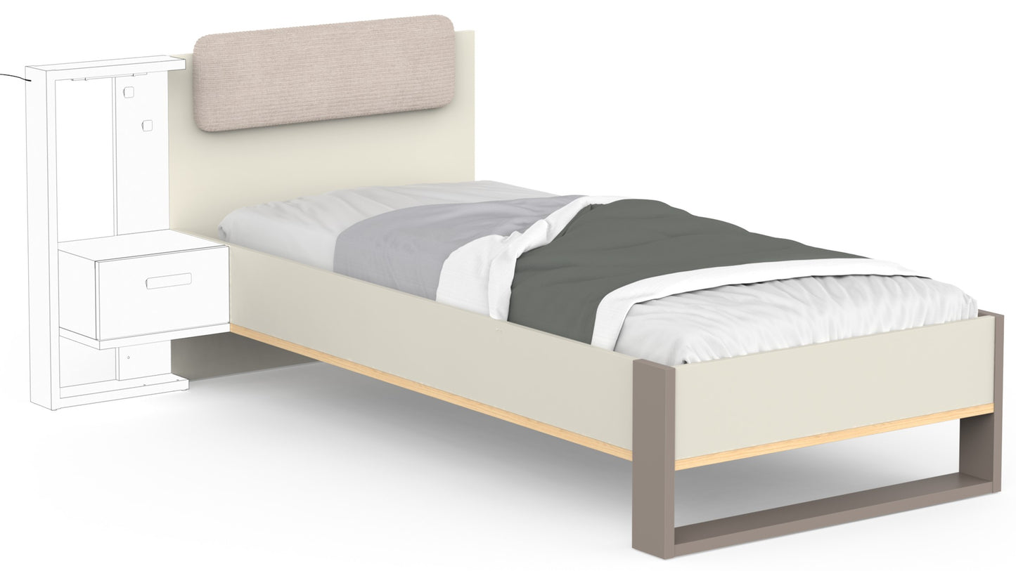 Παιδικό κρεβάτι Camilla Terracotta