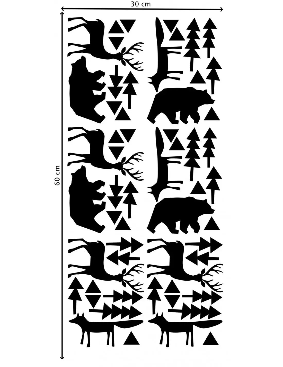 Pom Le Bonhomme αυτοκόλλητα τοίχου Black Forest