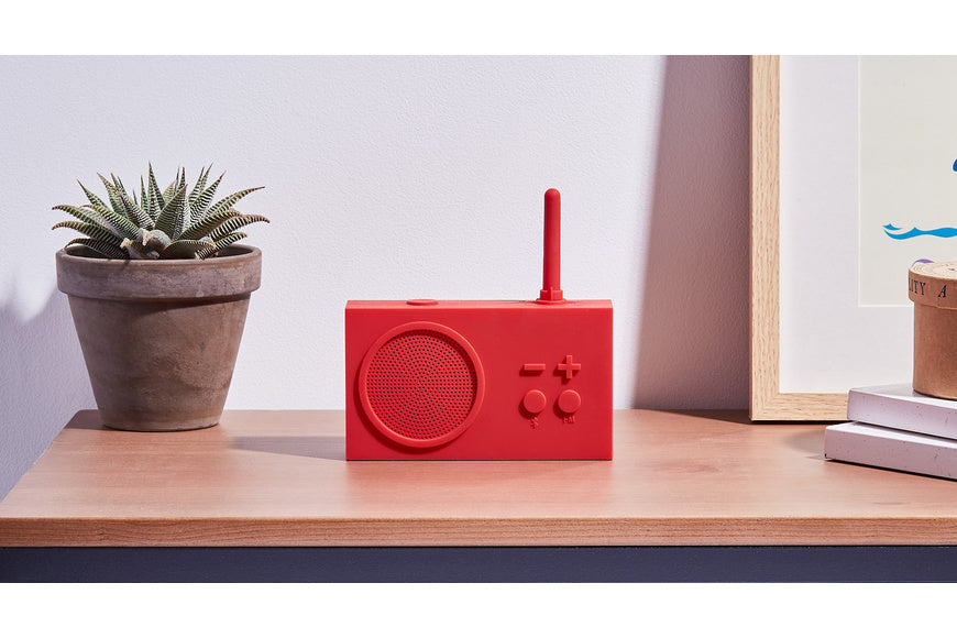 Lexon Ραδιόφωνο & Ηχείο Bluetooth LEXON® TYKHO 3 - Dark Red