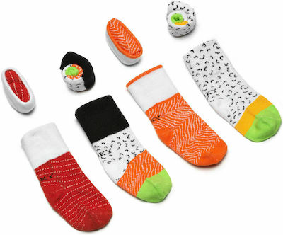 Dooky Sushi cotton socks gift set 0-4 months