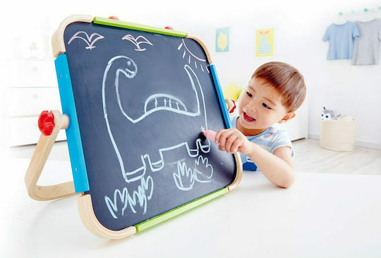 Hape Anywhere Art Studio - Φορητό Καλλιτεχνικό Στούντιο Με Λευκό Πίνακα,Πίνακα Κιμωλίας & Μαγνητικά