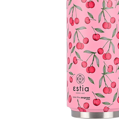 Estia Travel Cup 500ml Cherry Rose