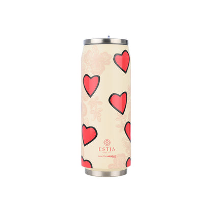 Estia Travel Cup 500ml Peach -Tender Lace