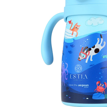 Estia θερμός παιδικό Bubble Bottle 300ml- Ocean Play