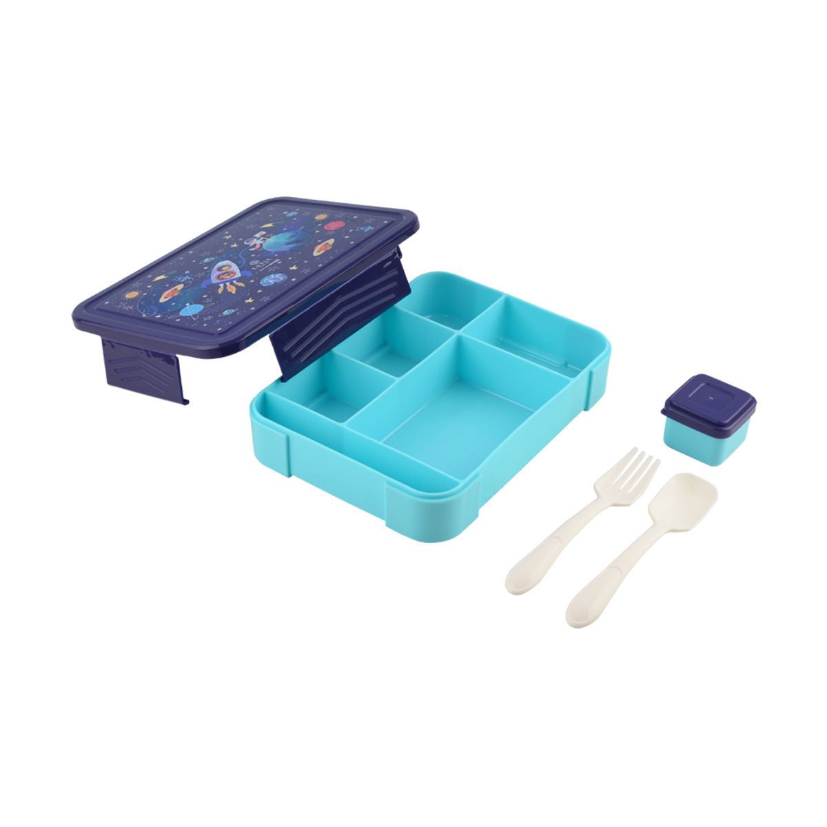 Estia Φαγητοδοχείο με 5 θήκες 1330ml- Solar Jump