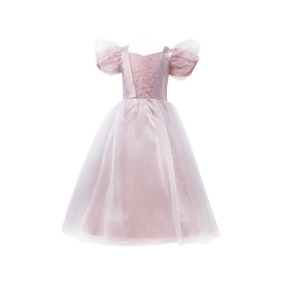 Great Pretenders 8-10 ετών Στολή πριγκίπισσα, ροζ-χρυσό μακρύ φόρεμα