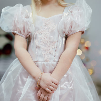 Great Pretenders 8-10 ετών Στολή πριγκίπισσα, ροζ-χρυσό μακρύ φόρεμα