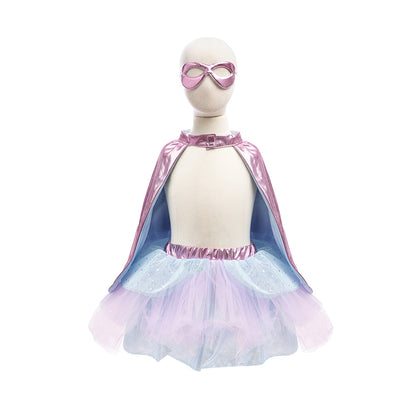 Great Pretenders 3-6 ετών Στολή Σούπερ ηρωίδα με ροζ κάπα, τουτού και μάσκα