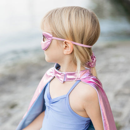 Great Pretenders 3-6 ετών Στολή Σούπερ ηρωίδα με ροζ κάπα, τουτού και μάσκα