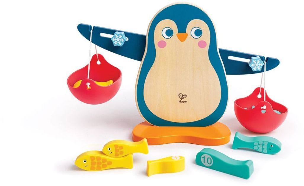 Hape Early Explorer Ξύλινη Ζυγαριά Penguin Balance Scale