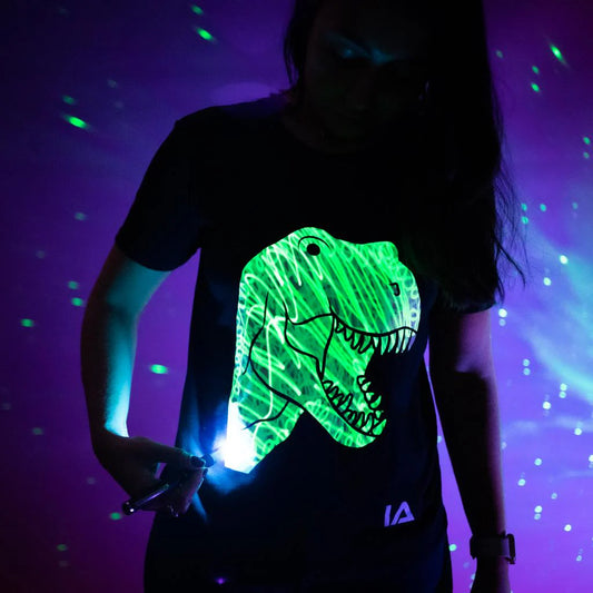 Παιδική Μπλούζα T-Shirt Glow in the Dark T-Rex