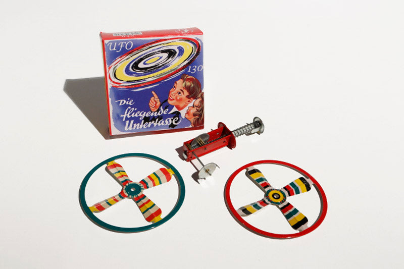 Tin toy Flying metallic disc