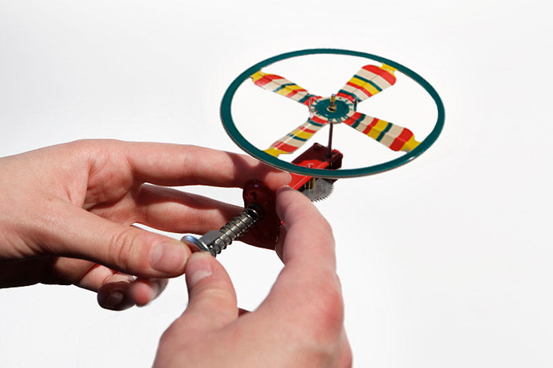 Tin toy Flying metallic disc