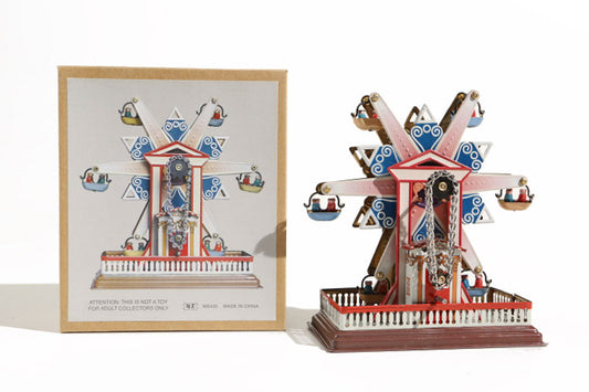 Tin toy-Little Carousel Ferris Wheel-winding