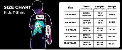 Παιδική Μπλούζα T-Shirt Glow in the Dark -Love Heart