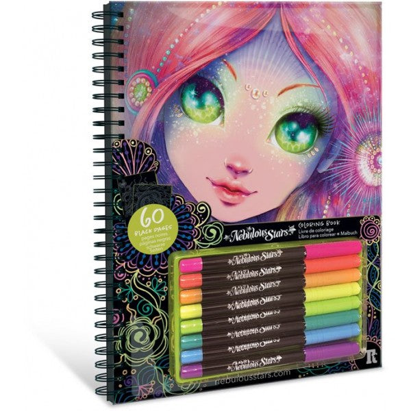 Nebulous Stars Large Drawing Pad With Black Pages