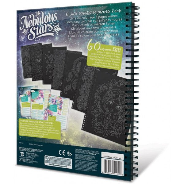 Nebulous Stars Large Drawing Pad With Black Pages