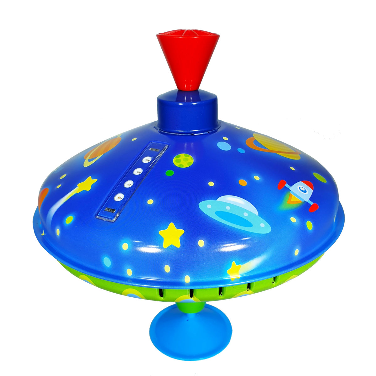 Humming Top "Space" with LED lights -18.5cm