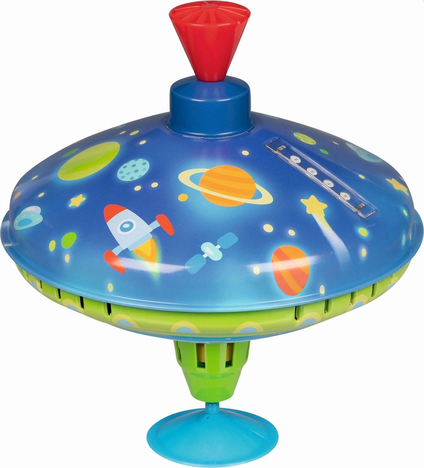 Humming Top "Space" with LED lights -18.5cm