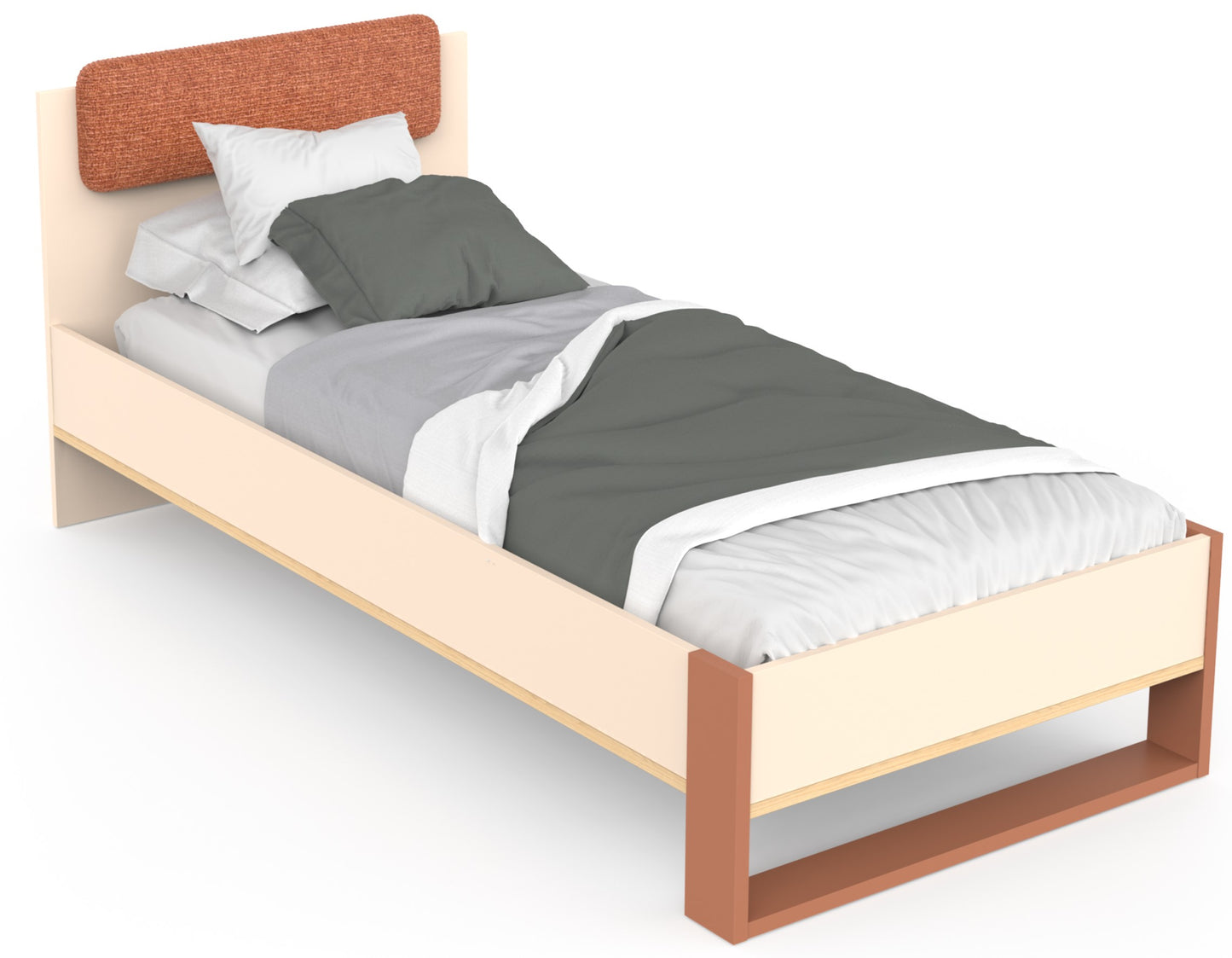 Παιδικό κρεβάτι Camilla Terracotta