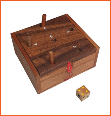 Puzzle of luck and fun wooden KISTENSPIEL - JUMP INTO THE Void