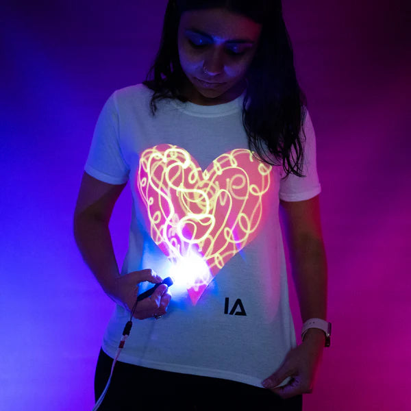 Παιδική Μπλούζα T-Shirt Glow in the Dark -Love Heart